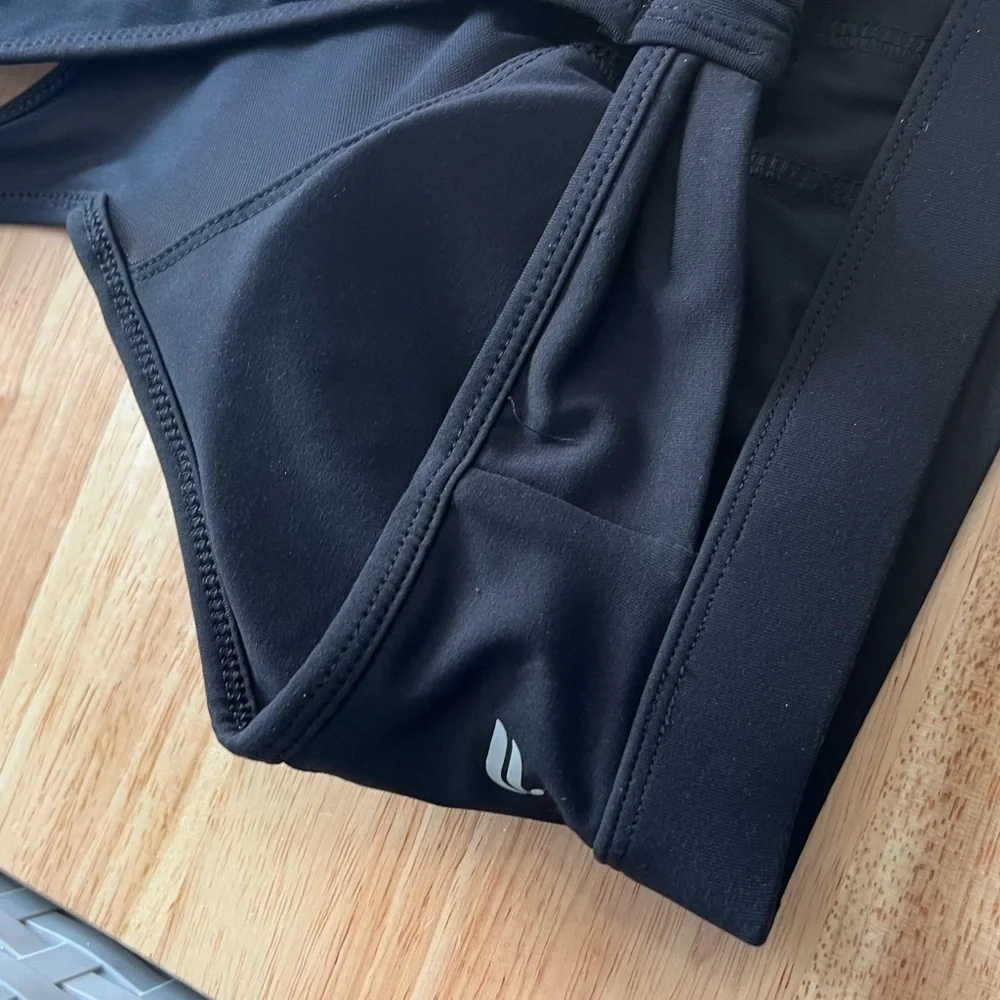 Fabletics Megan Black Mesh Sports Bra Size XS